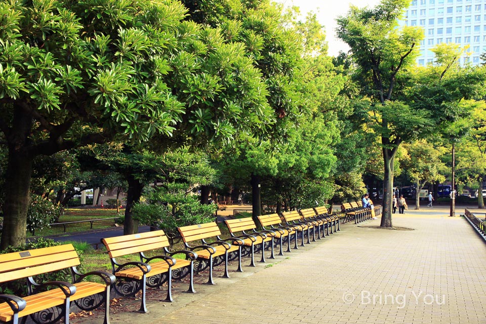 東京銀座附近散心景點 日比谷公園 東京市區難得的寧靜小天地 Bringyou