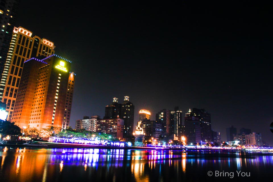 高雄晚上好去處 高雄看夜景 看夕陽 散步 約會 逛街景點 含夜市 百貨公司 愛河 Bringyou