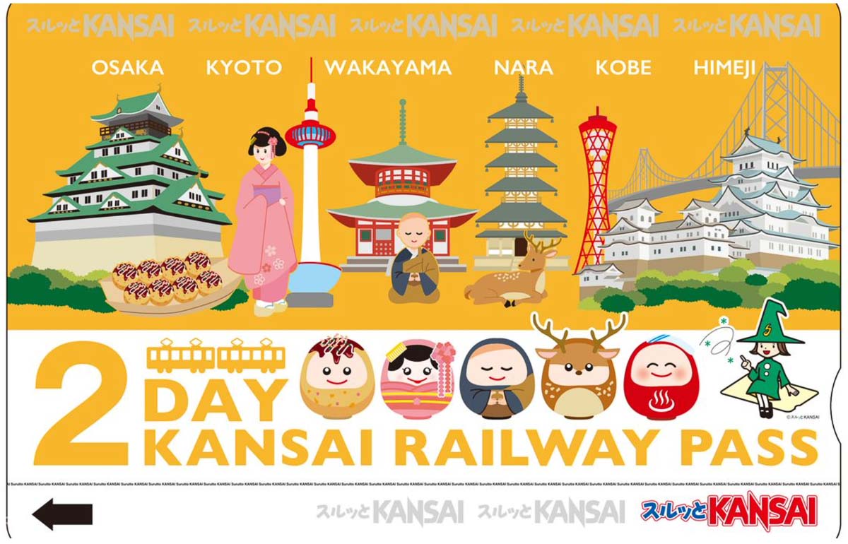 關西周遊卡停售，改為「關西鐵路卡 KANSAI RAILWAY PASS」，詳細使用攻略