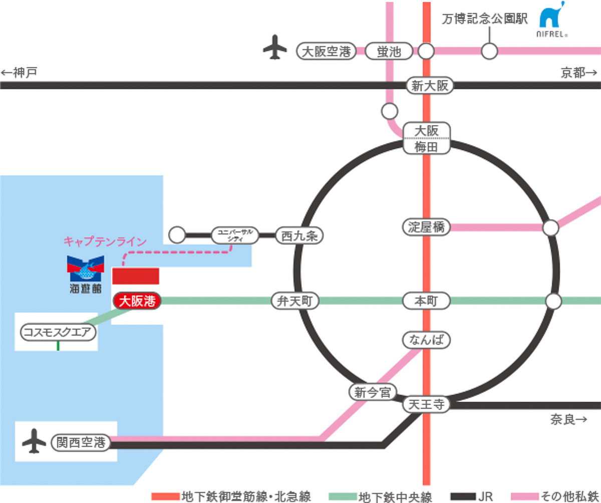 大阪海游馆交通方式